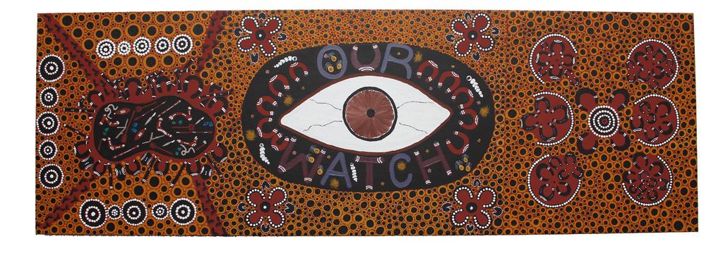Artwork Statement The painting on the cover page and featured throughout this document is titled The Town Camp women of Alice Springs say No to family violence by artists Gwen Gillen Napanangka,