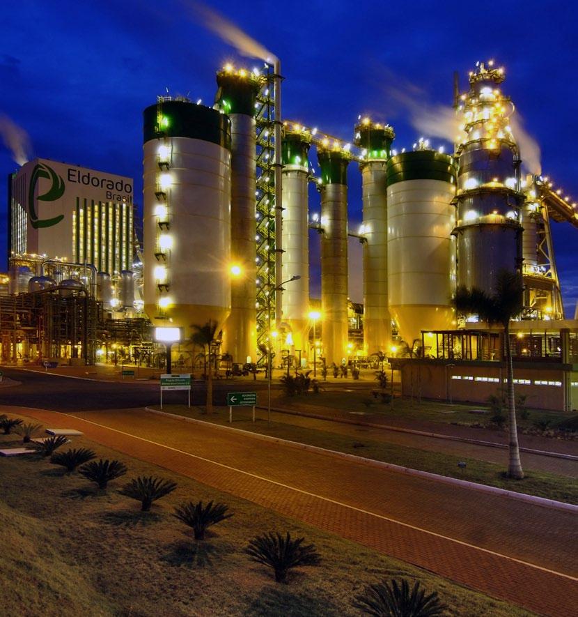 The Três Lagoas mill has an annual production capacity of 1.