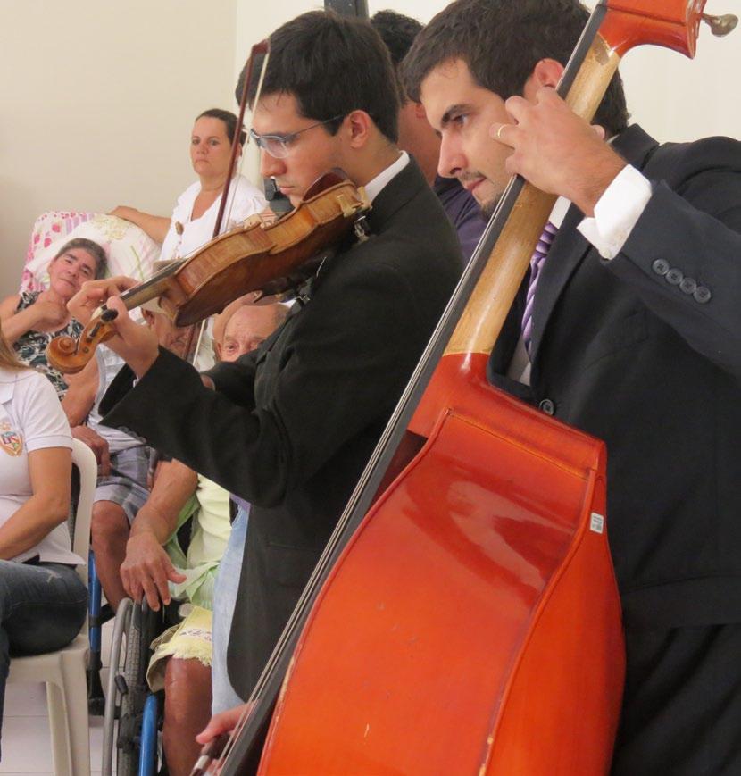 Musical presentation, part of a social project at a home for the