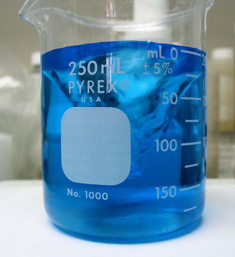 H 2 O 2 Jar Testing Equipment (1) 1 Liter Glass Beaker for the H2O2 Standard (4) 2 Liter Glass Beakers / Vases for raw water