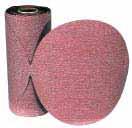 18173 Premium P-graded heattreated aluminum oxide abrasive New, red-colored B-weight paper backing Link disc roll design (LDR) PSA backing New 4-pack with polybags Ultimate choice for feathering