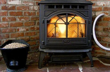 countries Modern pellet, wood chip and solid log stoves can provide