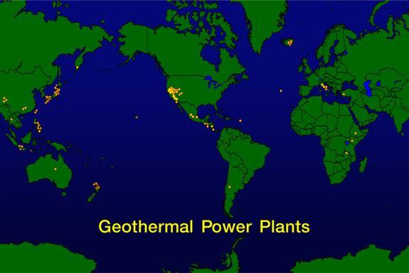 4.3 Geothermal Resources World Geothermal Power Plants People living