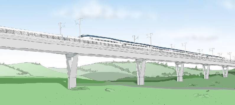 HS2 railway line) 195 underbridges (bridges
