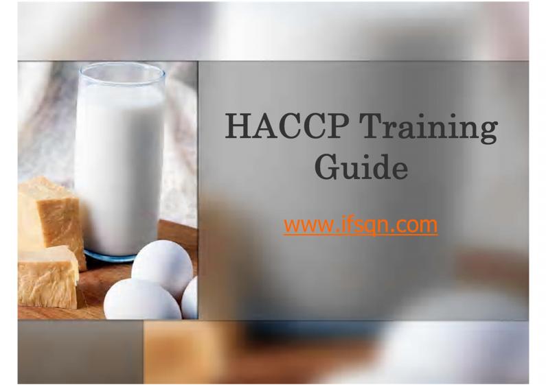 HACCP Training An interactive and illustrated PowerPoint HACCP