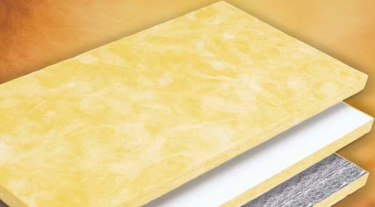 Insulation Board Description Knauf Insulation Board is a thermal and acoustical insulation product made from inorganic glass fibers preformed into boards bonded by a thermosetting resin.