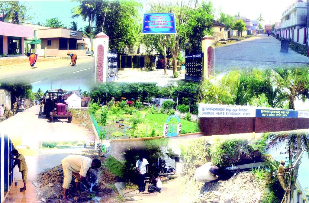 PORUR MODEL ACCELERATED GROOM UP CAMPAIGN A periodic week long Campaign mode approach to keep the Town Clean & Green Holistic cleaning and beautification of
