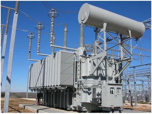 79 Figure B7 - One-Line example of a 138kV to Distribution Step-Down Substation (University of Wisconsin-Madison 2014) Power Transformer (XFRM) A power transformer (XFRM) is a 3-phase electrical