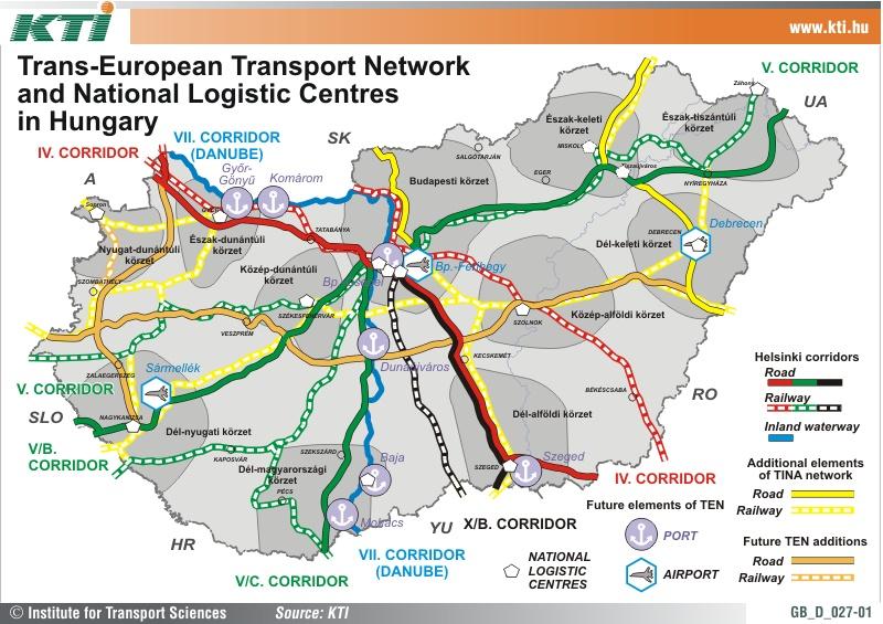ICEG EC Sectoral Analyses Transportation & Logistics 8 Corridor IV. Dresden/Nuremberg Prague Wien/Bratislava Győr Budapest Bukarest Craiova/Constanta Sofia Thessaloniki/Plovdiv - Istanbul Corrigdor V.