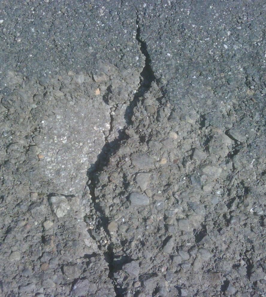 Existing Pavement Conditions Alligator cracked surface Years of patching