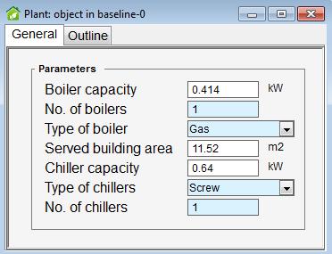 The total for the whole building can be inspected in the report generated when clicking the Report button (see figure 2).