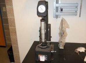 48 Figure 13. Wilson Rockwell Hardness Tester 3.6 Tensile testing Additional work needed for this research focused on the determination of the material properties of the individual alloys.