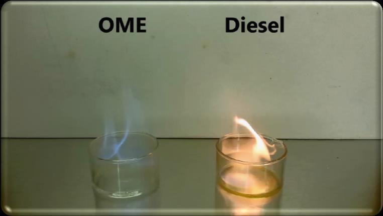 Tailor made fuel (components) via DME Reduction of