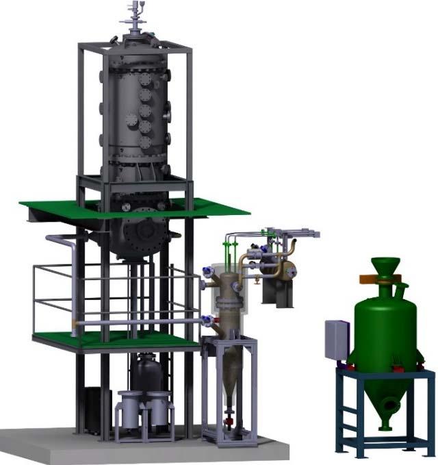 Test facilities for biomass utilization Entrained flow and fluidized bed as well as fuel