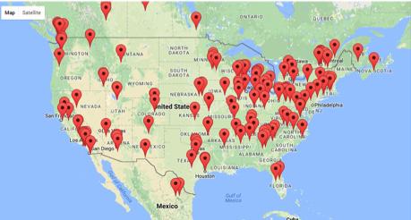 MANUFACTURING LOCATIONS Individual EPS manufacturers can be found across the U.S., Canada, and Mexio.