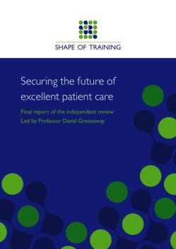 Shape of Training 5 themes 1. Patient needs should drive how doctors are trained 2.
