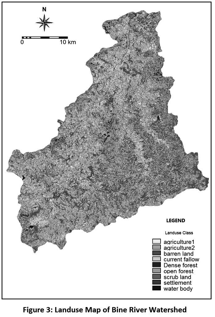 Soil The soil map published by the National Atlas & Thematic Mapping Organization (NATMO), Department of Science & Technology, Government of India, Kolkata was digitized and stored in vector format