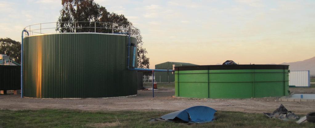 Screen with tank 7 Lagoon Figure 3: Bio-digester Slurry Cycle 2 5b the storage tank, and the CHP engine container The schematic