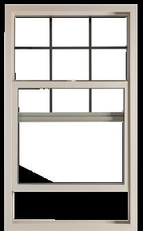 Comfort Series windows feature an oversized frame designed for triple
