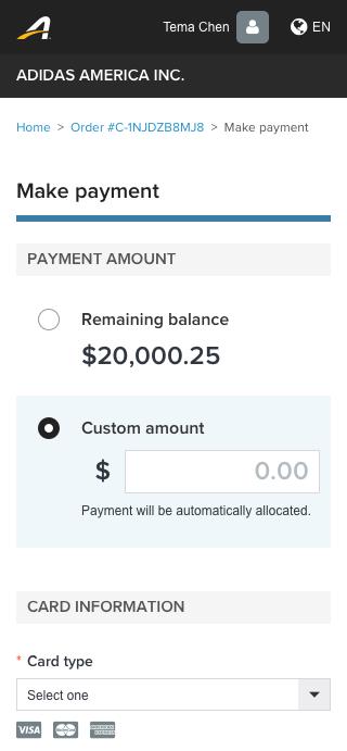 Below is an example of the payment allocation page parents may encounter: Desktop Experience: Mobile Device Experience: Session Options to Add on Checkout Page