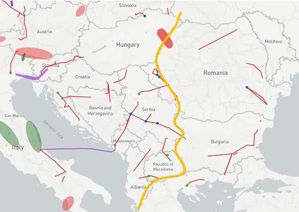 Eastern Balkan boundary (1) Strengthening the interconnection from BG, RO and GR to the rest of South-East Europe Strengthening the E W and the N S corridors is a prerequisite for market integration