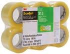 Performance Scotch Box Sealing Tape 371 Scotch Box Sealing Tape 313 Scotch Box Sealing Tape 311 Good performance, good value Conformable backing flexes under stress Polypropylene backing with a