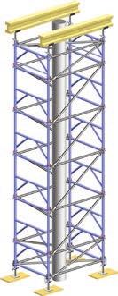 COMPATIBLE THE PERFECT EXTENSION TO ALLROUND SCAFFOLDING PERFECT COMPATIBILITY The shoring towers TG 60 are fully compatible