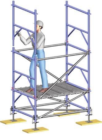 Allround Scaffolding SAFER THANKS TO THE ADVANCED GUARDRAIL FALL PREVENTION