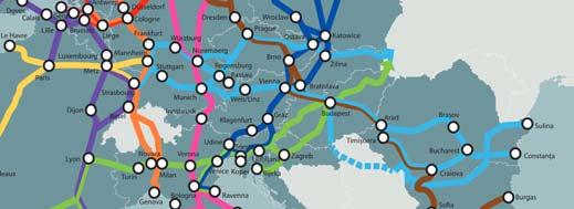 Nine Trans-European Core Network Corridors (extract) Orient/East-Med Germany Austria/CZ/ SK Romania Bulgaria Greece/ TR border Rhine-Danube France Germany Austria/CZ/SK Bulgaria Croatia / Romania