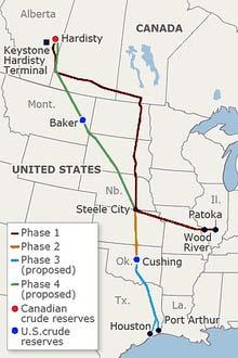 Pipelines Keystone XL TransCanada Corporation proposed Keystone XL in 2008 Proposed Phase III and IV will