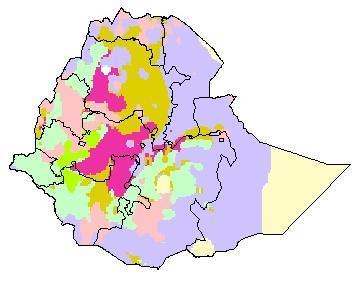 Ethiopia - environmental constraints and where PPT promoted since 2011 Environmental Constraints Dry and/or cold areas with low production potential Low soil suitability Low and erratic rainfall