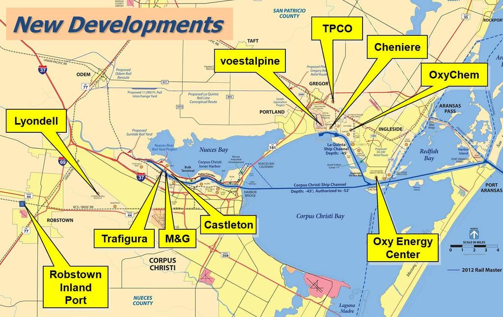 infrastructure and experience in handling chemical products could be strong attractants for additional expansion. A final and essential strength for the community is the Port Authority itself.