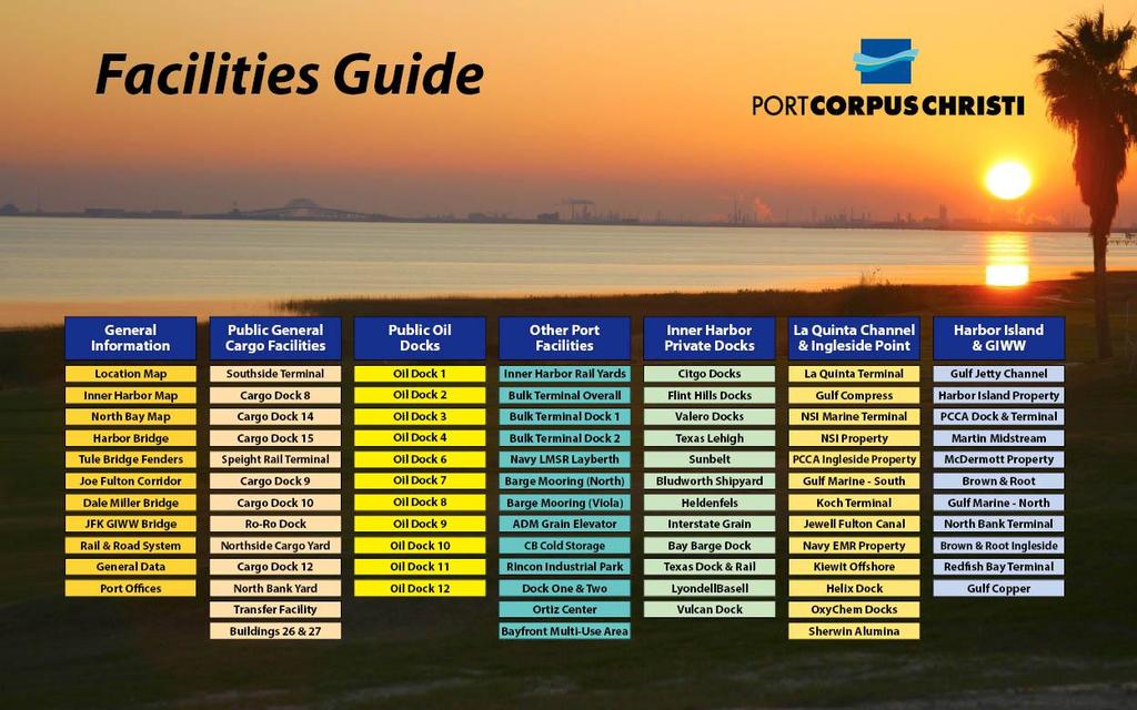 Also being updated is the interactive Port Facilities Guide which is used by port customers and PCCA staff as a daily reference guide.