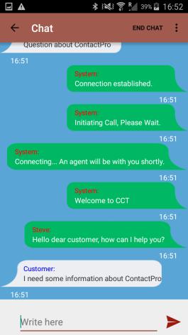 Customer see chat from website Multiple chats All media