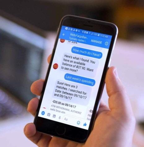 Extending messaging capabilities to contact centers Wells Fargo Chatbot on Facebook Messenger: Piloted