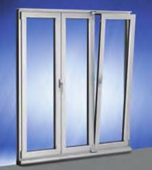 By turning the handle 90, the door automatically opens into a secured tilt position at the top making it ideal for ventilation.