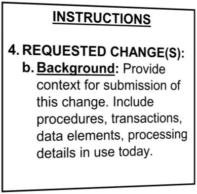 Brief Overview of Change: This change documents the procedures that are applicable to the Bill of Lading Code (BLOC) in the DoDAAD, and changes the source of input from the DoDAAD Administrators to