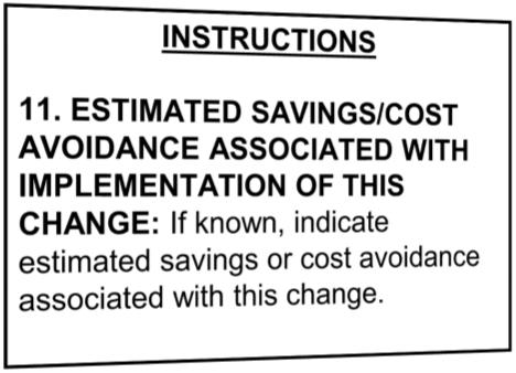 Estimated Savings/Cost Avoidance 11.