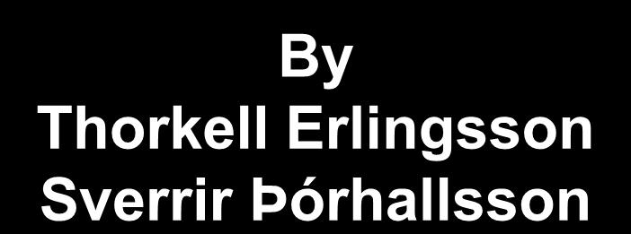 Thorkell Erlingsson Sverrir Þórhallsson