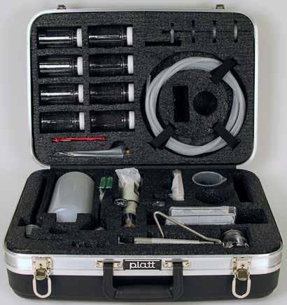 Portable Fluid Analysis Kit Kit Content and Physical Size: Case Size: Height: 14.5 /368.3mm Width: 19.25 /48