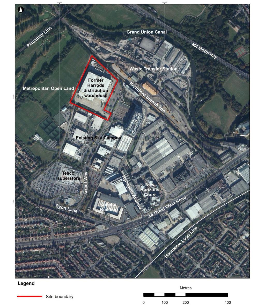 BSkyB Site Levelling and Remediation Works Environmental Statement Volume 3: Non-Technical Summary Figure 2: Site location 1 1.5 