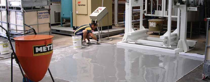 Industrial Flooring RESINOUS FLOORING Resinous flooring systems are available to suit