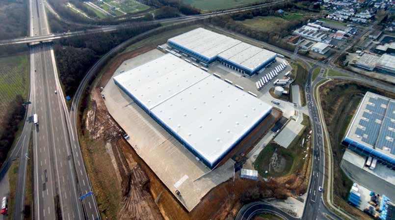 The newly developed 25,000 m² warehouse is located on the last remaining plot of land in excess of 50,000 m² available within the Kassel Freight Village, which is zoned for logistics 24/7