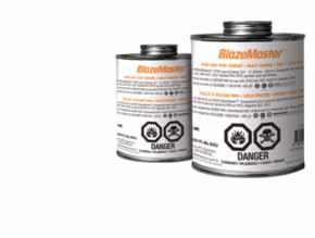BLAZEMASTER BLAZEMASTER BM5 ONE-STEP CEMENT RED Low VOC, 2 Year Shelf Life Meets the requirements of ASTM F493 for use with CPVC pipe. NSF listed for potable water.