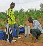 Researchers are carrying out a long-term monitoring of vegetation and the water cycle as well as interaction with climate.