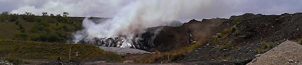 Conventional Landfill Fires Surface Fires Result from hot objects in fill materials Coal, ashes, etc.