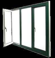 44W/m²K - Excellent airtightness rating - Centrally operated locking