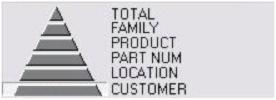 Demand Planning Pyramid Essential Data Master data (products, customers, etc.