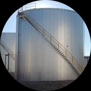 Insulated pressure vessels can be considered as insulated pipes and the stainless steel or aluminium external sheeting is not a limitation for PECT.