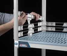Item # Job MetroMax Accessories MetroMax Storage System consists of interchangeable corrosion proof MetroMax i, corrosion proof MetroMax 4, and corrosion resistant MetroMax Q shelves and posts.